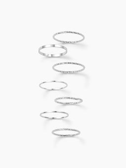Cider - 7Pcs Metallic Ring
