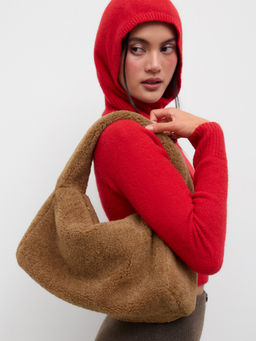 Cider - Fur-Look Shoulder Bag