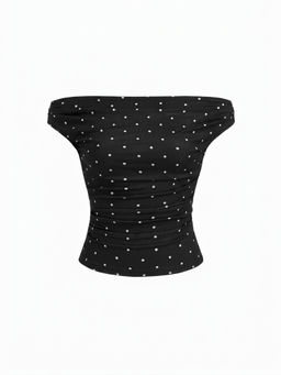 Cider - Off-Shoulder Ruched Top