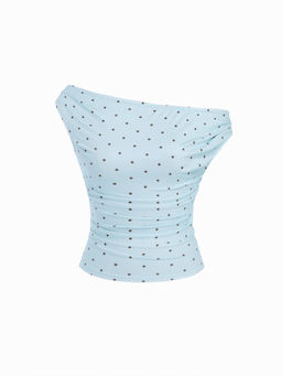 Cider - Off-Shoulder Ruched Top