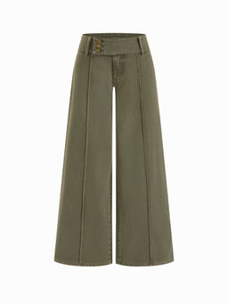 Cider - Denim Low Rise Baggy Jeans