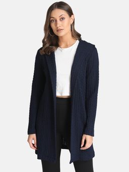 Kazo - Navy Blue Solid Cape