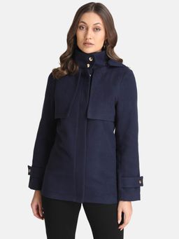 Kazo - Navy Blue Solid Jacket