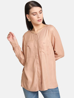 Kazo - Peach Lexi Shirt
