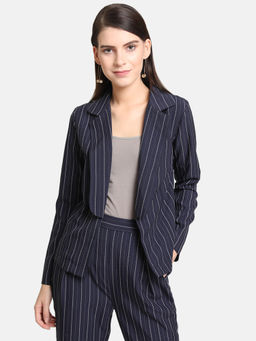Kazo - Navy Blue Stripes Blazer