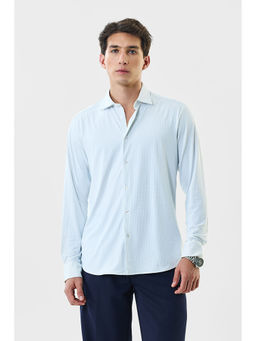 Snitch - Men Blue Checks Casual Shirt