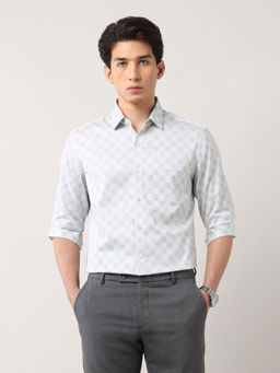 Arrow - Men Grey Floral Formal Shirt
