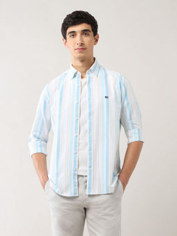 Arrow Sports - Men Multi-Color Stripes Casual Shirt