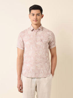 U.S. POLO ASSN. - Men Pink Printed Casual Shirt