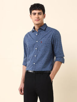 U.S. POLO ASSN. - Men Blue Floral Casual Shirt