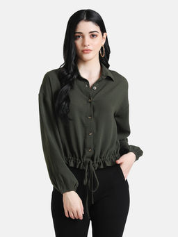 Kazo - Green Solid Shirt