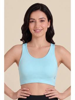 Zivame - Zelocity Low Impact Quick Dry Sports Bra - Blue