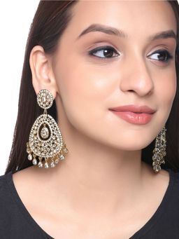 Yellow Chimes - Gold-Toned Classic Chandbalis Earrings