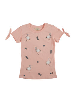 Gini & Jony - Pink Color Printed Top