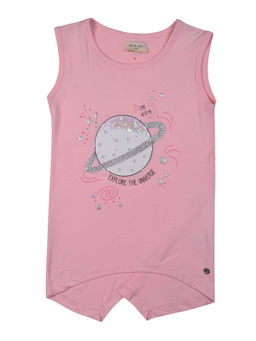 Gini & Jony - Pink Color Printed Top