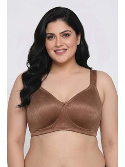 Zivame - Brown True Curv Double Layered Non Wired 3/4Th Coverage Tshirt Bra