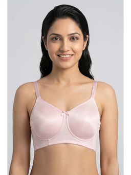 Zivame - Pink Padded Non Wired 3/4Th Coverage Tshirt Bra