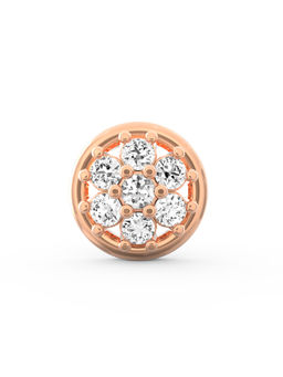 Ayanika - Bis Hallmark 18K Gold Lab-Grown Diamond Rose Gold Nose Pin
