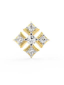 Ayanika - Bis Hallmark 18K Gold Lab-Grown Diamond Gold Nose Pin