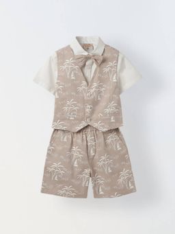 Spunkies - Classic White Top Jacket Shorts (Set of 3)