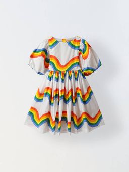 Spunkies - Pretty Multi-Color Dress for Girls