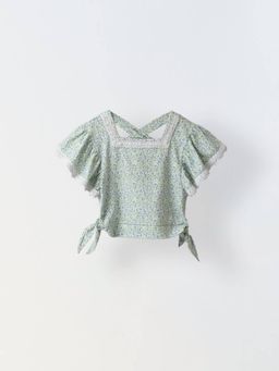 Spunkies - Printed Lace Top