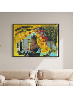 ARTCREST - Paint My World Large Painting Black Box Framed Canvas Wall Art