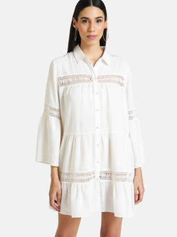 Kazo - White Solid Tunic