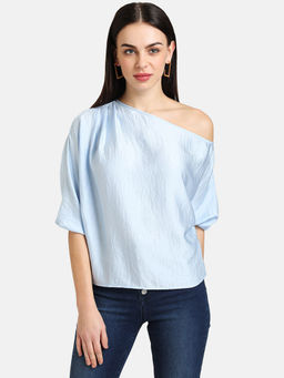 Kazo - Blue Solid Top
