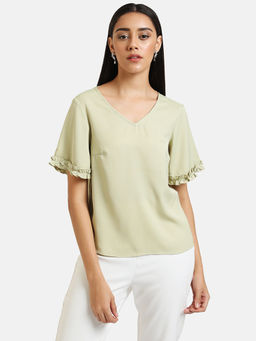 Kazo - Green Solid Top