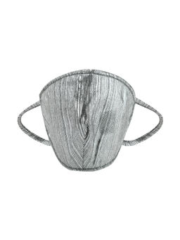 Kazo - Silver Shiny Face Mask