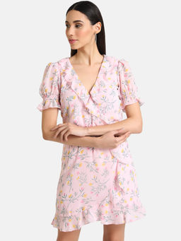 Kazo - Pink Floral Dress