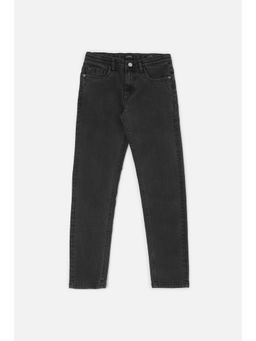 Allen Solly - Boys Black Solid Jeans