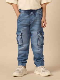 U.S. POLO ASSN. - Boys Blue Solid Jeans