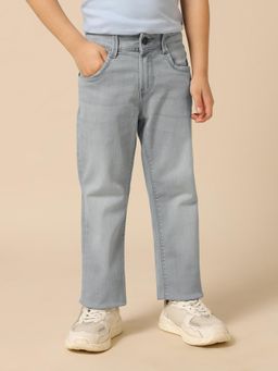 U.S. POLO ASSN. - Boys Grey Solid Jeans