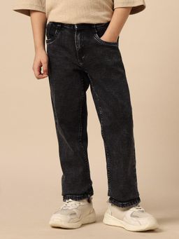 U.S. POLO ASSN. - Boys Black Solid Jeans