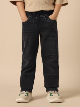 U.S. POLO ASSN. - Boys Black Solid Jeans