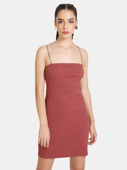 Kazo - Apple Butter Basic Spaghetti Dress