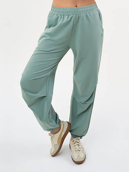 DCYPHR - Women's Lightweight Terry Studio Pants-Ice Green
