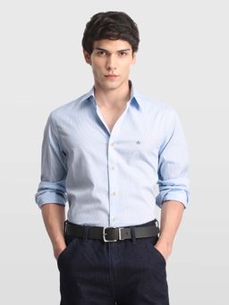 Arrow Sports - Blue Stripes Formal Cotton Shirt