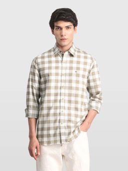 Arrow Sports - Brown Checks Casual Cotton Shirt