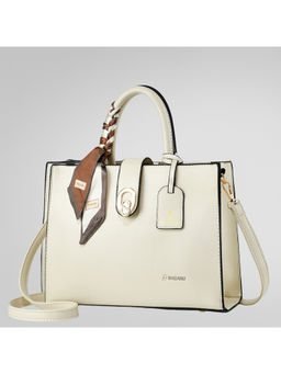 Bagabu - Cream Women Handbag With Detachable Strap