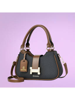 Bagabu - Black Women Handbag With Detachable Strap