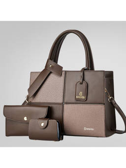 Bagabu - Brown Women Handbag With Detachable Strap