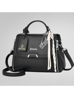 Bagabu - Black Women Handbag With Detachable Strap