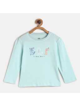 MINI KLUB - Kids Girls Mint Knit Top