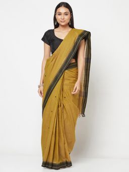 Fabindia - Cotton Woven Stitched Saree Without Blouse