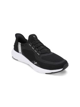 Puma - Softride Flexlace Ease in Wd Unisex Black Running Shoes