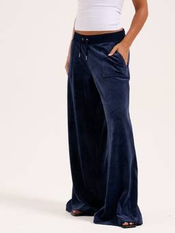 Juicy Couture - Navy Blue Women's Yuka Wide Leg Track Pant