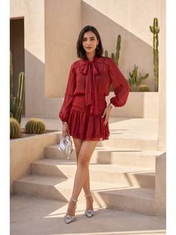 HOUSE OF SAL - Red Elira Co-Ord Set